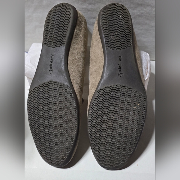 BareTraps Size 10M Janine Womens Tan Flats Memory Foam Slip On Comfort Shoes - Picture 3 of 5